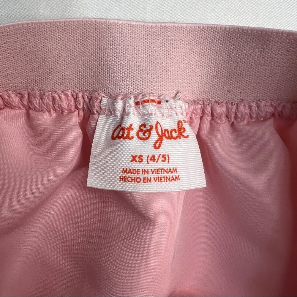 Pink Tulle Skirt with Gold Hearts Girl’s Size XS 4/5 - Picture 4 of 5